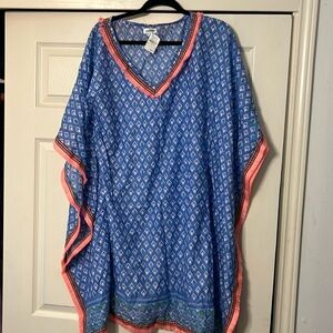 Pure Nordic  Kaftan
White Blue Print